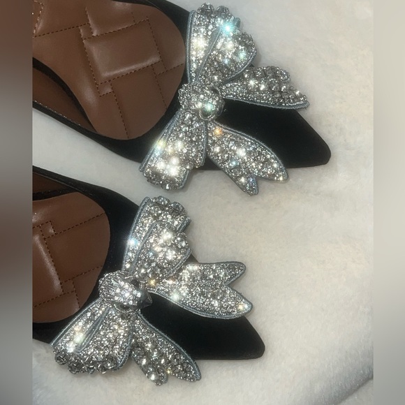 Kurt Geiger London Belgravia Bow Pumps Black - Picture 13 of 17